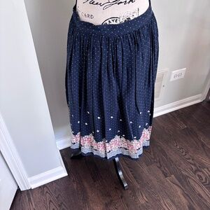 Anthropologie Comme Toi floral skirt